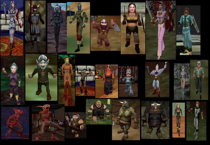 Banded Armor for all but high elf female